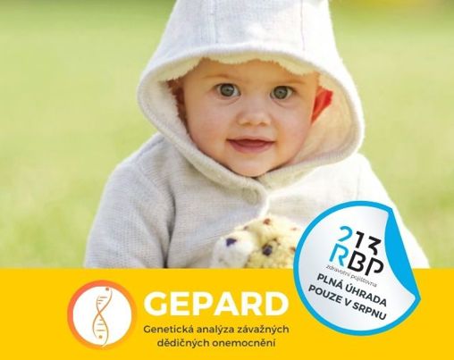 RBP v srpnu přispěje na genetické vyšetření GEPARD 9 900 Kč
