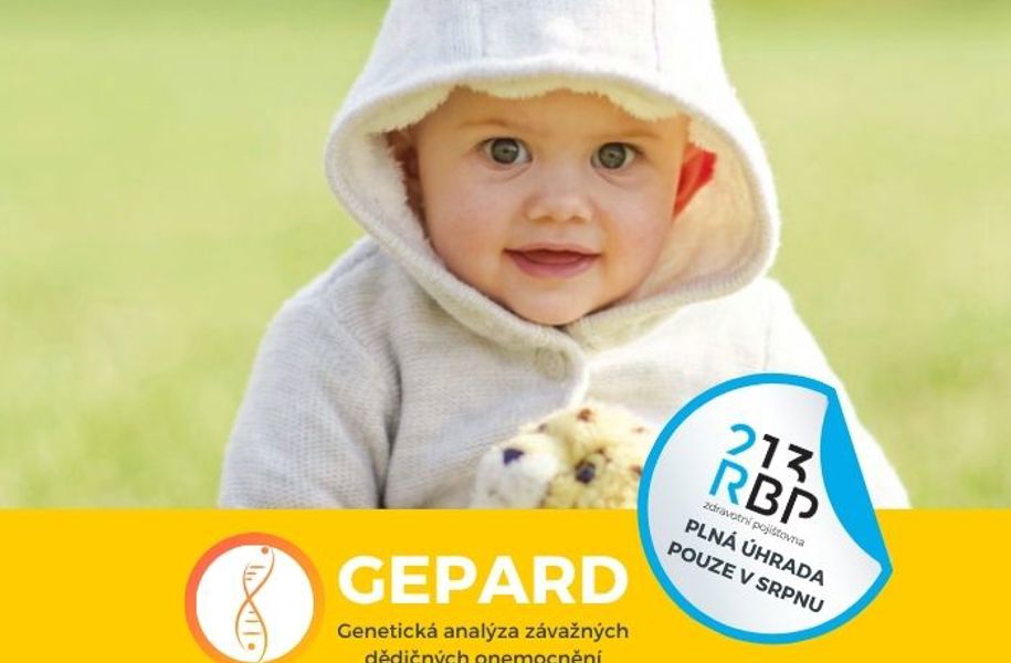 RBP v srpnu přispěje na genetické vyšetření GEPARD 9 900 Kč