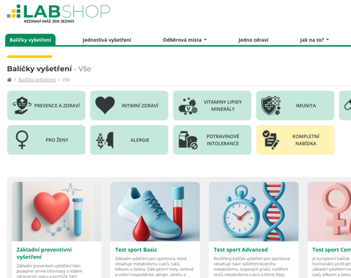 SPADIA spustila LABSHOP – e-shop pro zdraví a prevenci