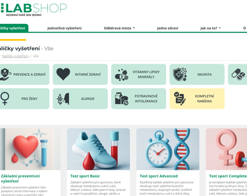 SPADIA spustila LABSHOP – e-shop pro zdraví a prevenci