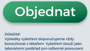Výsledky vyšetření doporučujeme vždy konzultovat s lékařem. Vyšetření slouží jako laboratorní podklad pro odborné posouzení.