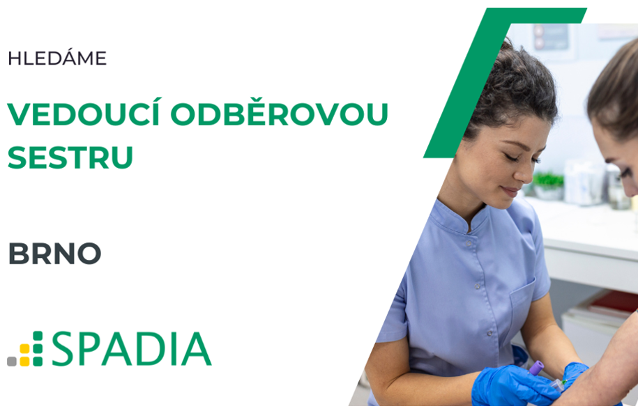 Brno - Vedoucí odběrová sestra