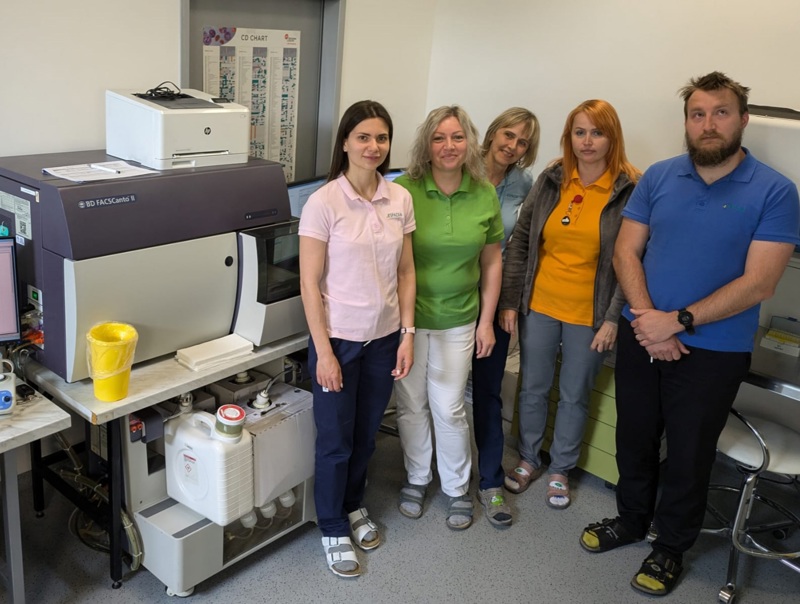 Tým oddělení průtokové cytometrie laboratoří SPADIA